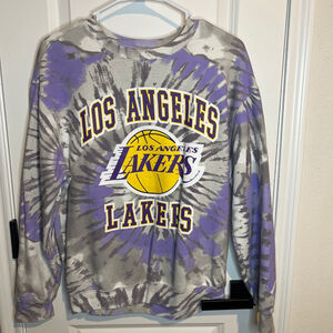 Women's LAKERS Tiedye Sweatshirt - M
